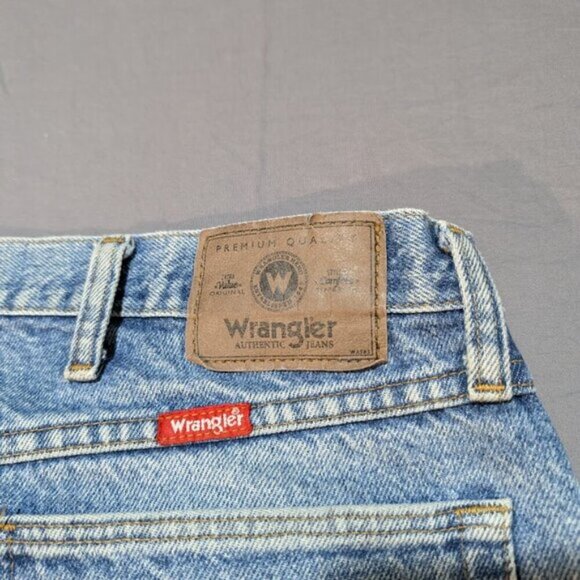 Vtg Wrangler Light Wash Jeans Made in Mexico Size 38x34 - Picture 16 of 16